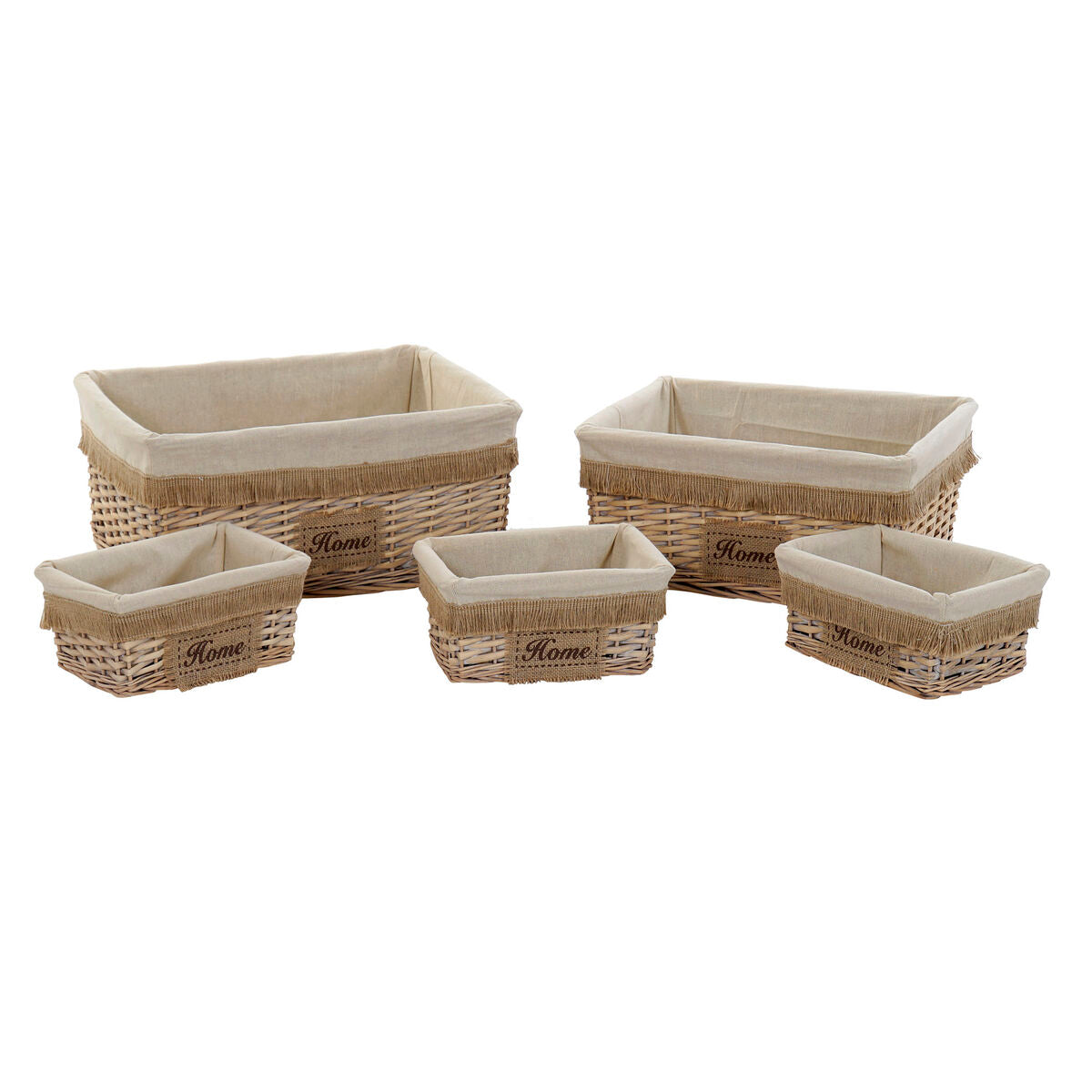 8424002115180 - Korb-Set Braun natürlich 48 x 40 x 22 cm (5 Stücke)