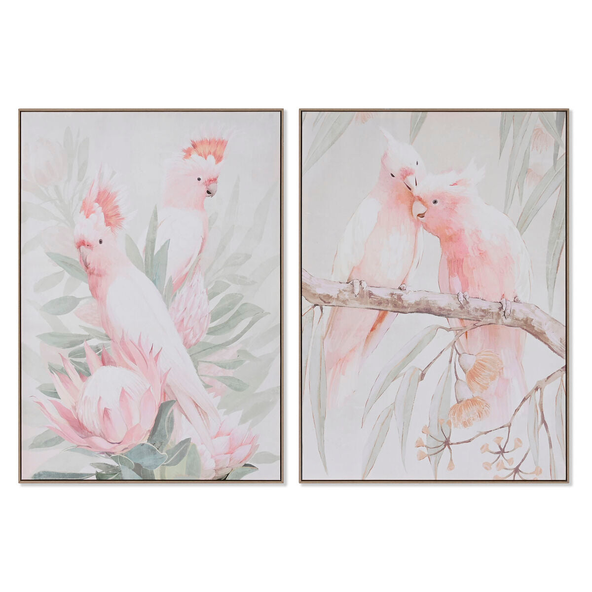 8424002117528 - Painting Parrot Tropical 100 x 4 x 140 cm (2 Units)