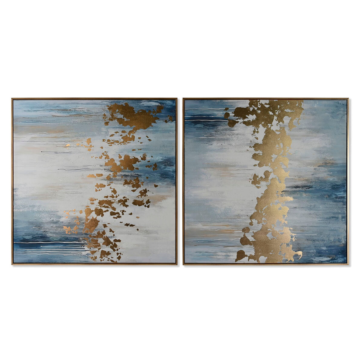 8424002117634 - Painting Abstract Modern 100 x 4 x 100 cm (2 Units)