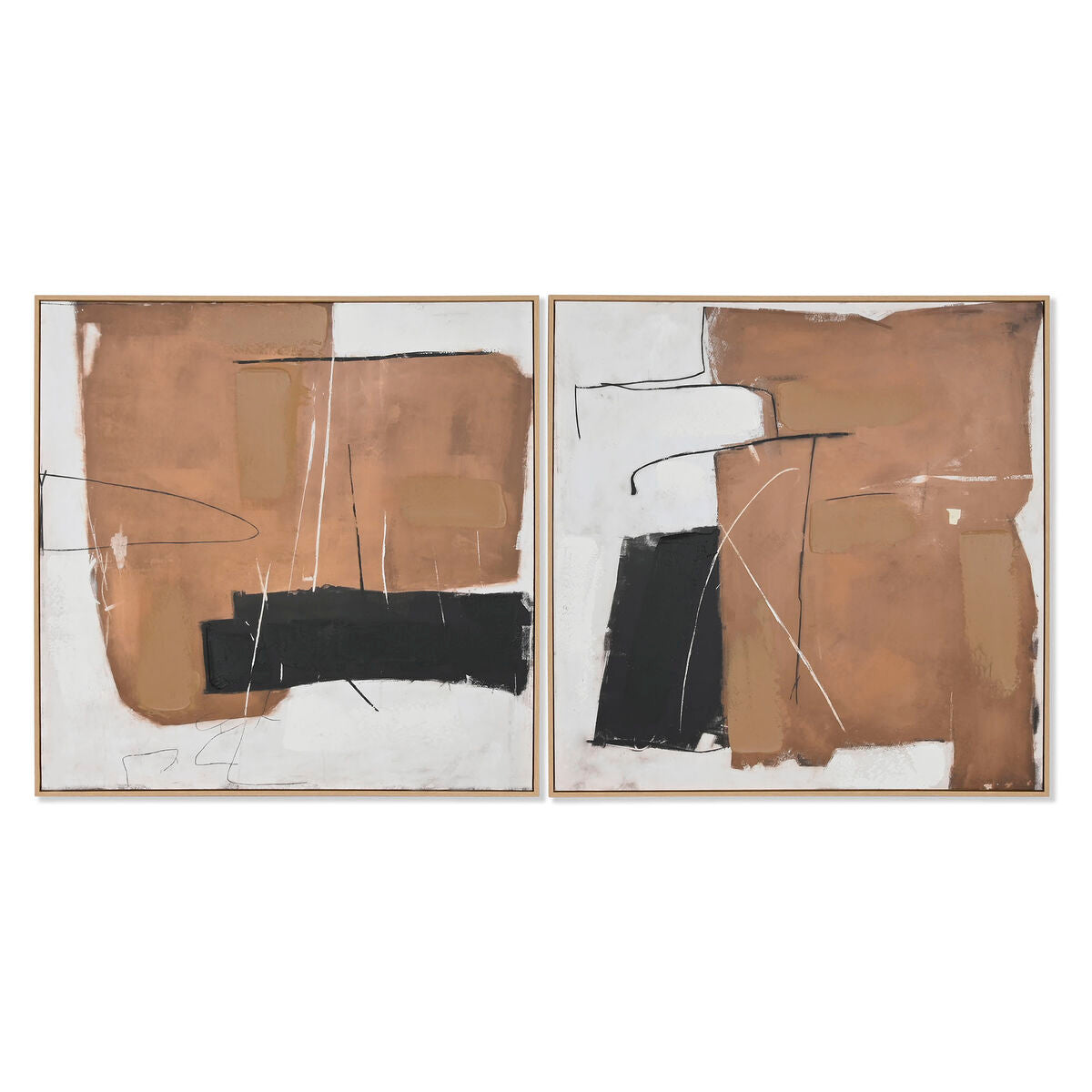 8424002117641 - Painting Abstract Urban 100 x 4 x 100 cm (2 Units)