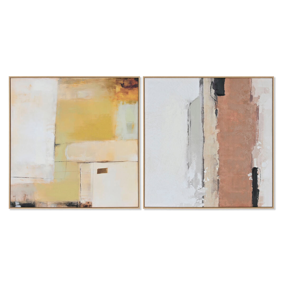 8424002117658 - Painting Abstract Urban 100 x 4 x 100 cm (2 Units)