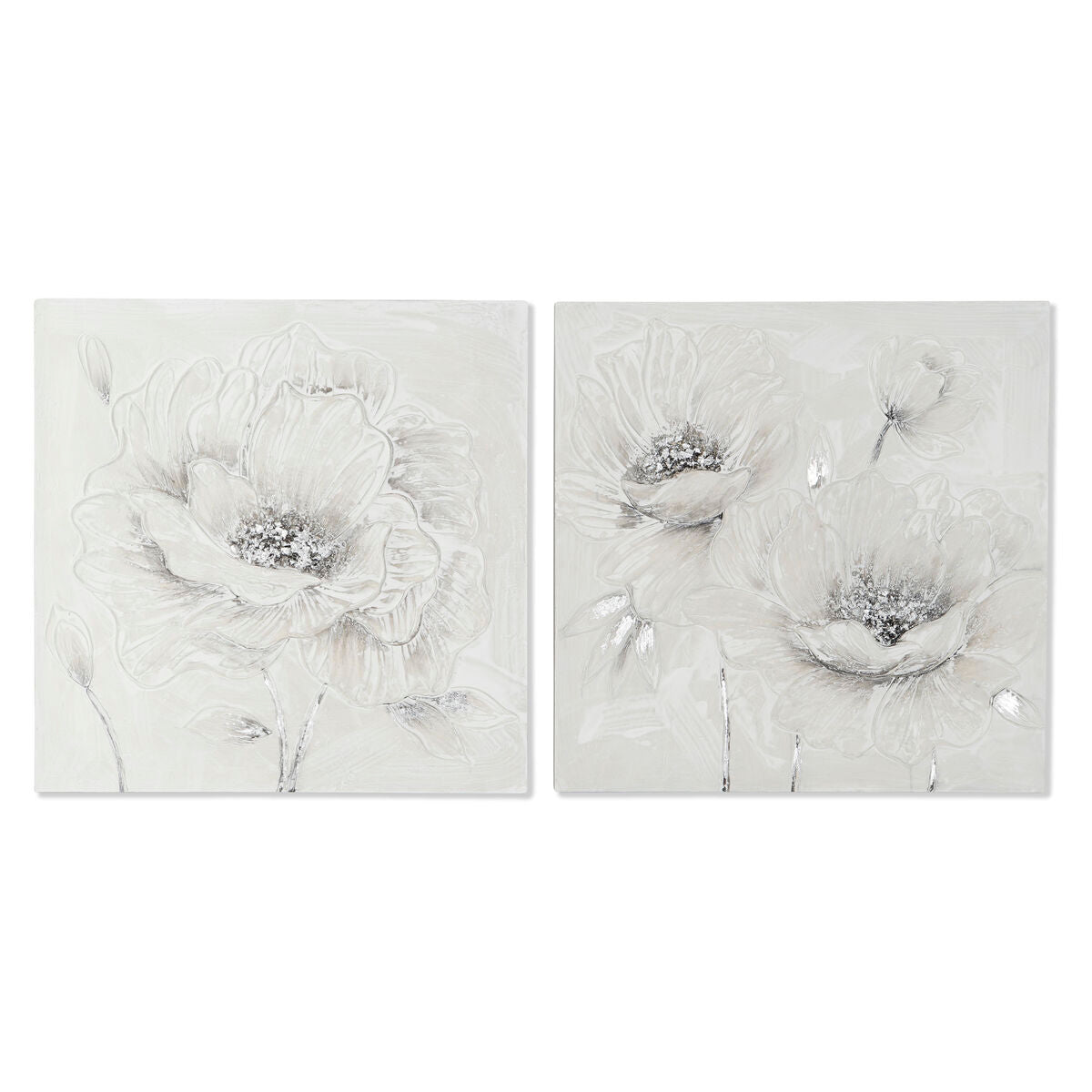 8424002118891 - Painting Shabby Chic 80 x 3 x 80 cm (2 Units)