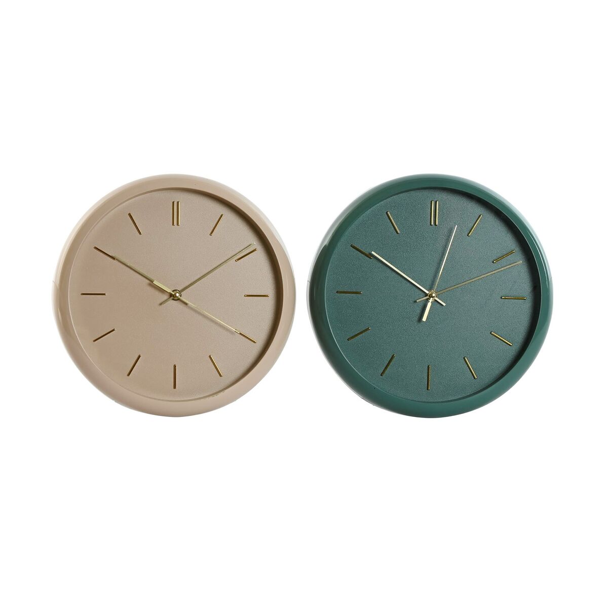 8424002120610 - Wanduhr grün Rosa PVC Moderne 30 x 4 x 30 cm (2 Stück)