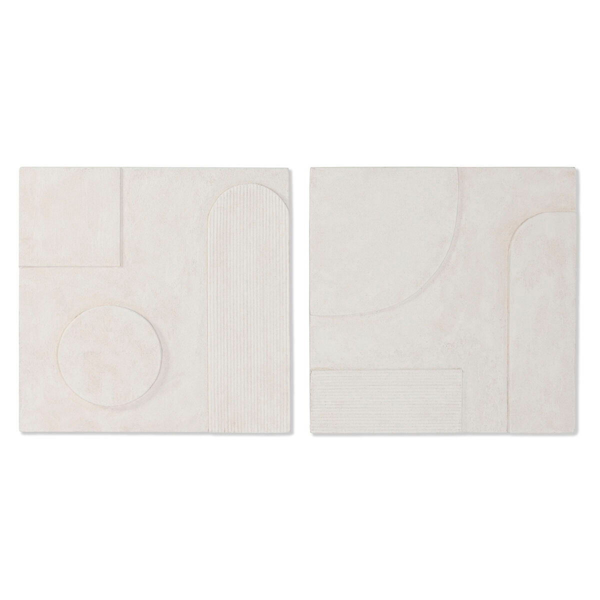 8424002122041 - Wanddekoration Weiß Moderne Decapé 80 x 6 x 80 cm (2 Stück) 8424002122041 - Wanddekoration Weiß Moderne Decapé 80 x 6 x 80 cm (2 Stück)