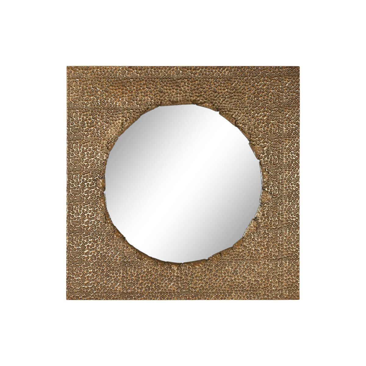 8424002122157 - Wall mirror Golden Metal 80 x 6 x 80 cm