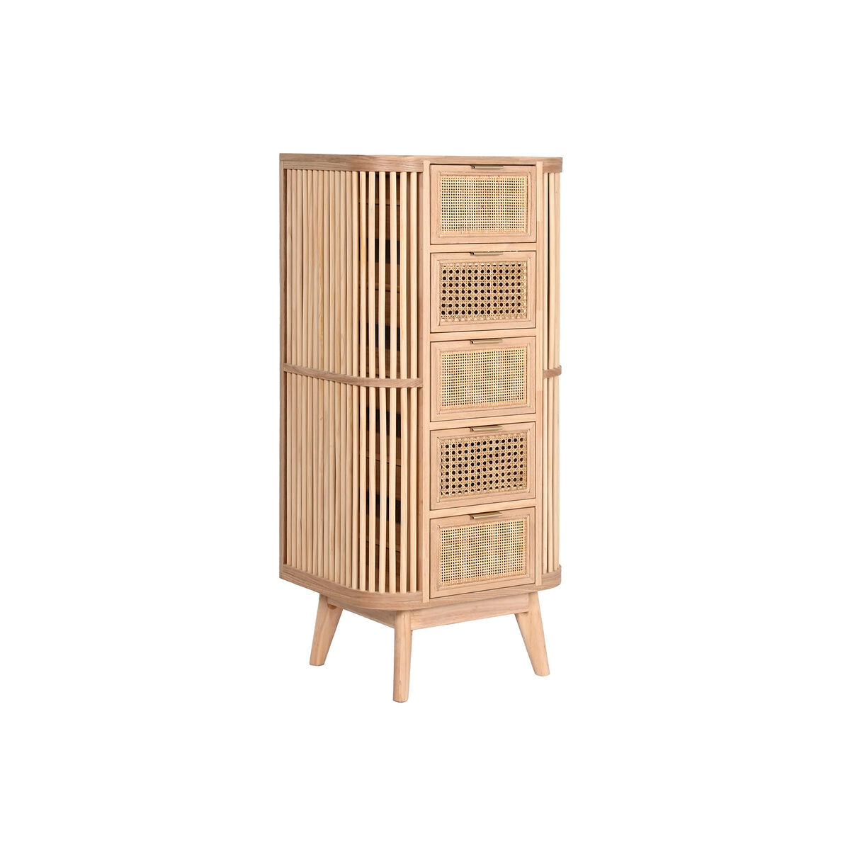8424002124694 - Brust der Schubladen nach Hause Esprit Golden Natural Tanne 48 x 35 x 105 cm 8424002124694 - Brust der Schubladen nach Hause Esprit Golden Natural Tanne 48 x 35 x 105 cm