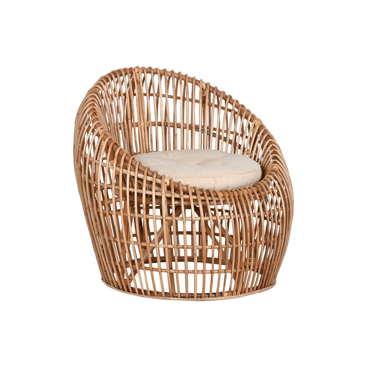 8424002124731 - Gartenstuhl Haus Esprit Bambus Rattan 70 x 70 x 74 cm