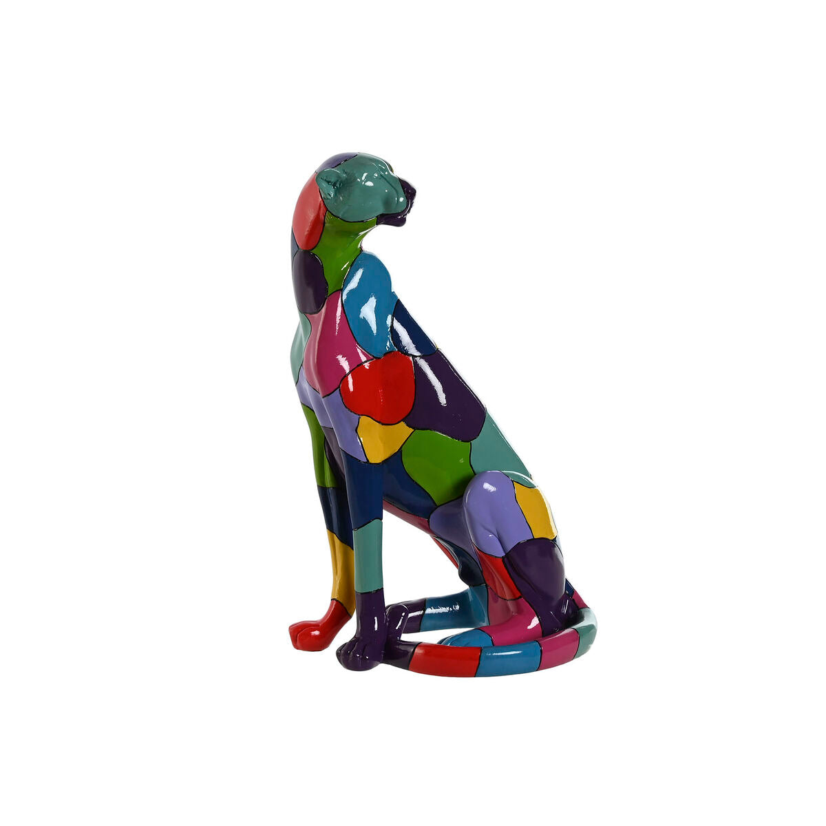 8424002128425 - Deko-Figur Bunt Panther 25 x 18 x 41 cm