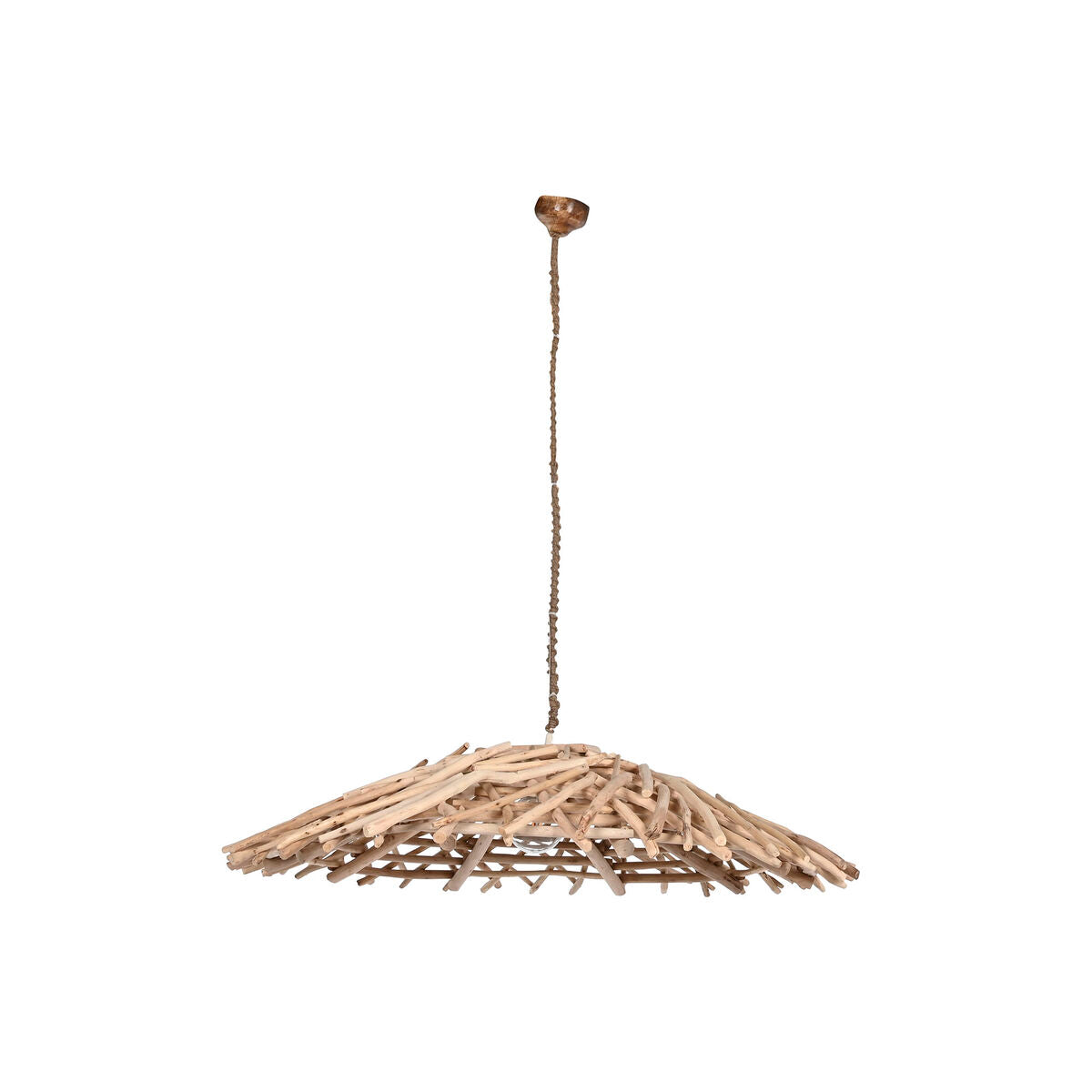 8424002130190 - Deckenlampe natürlich Holz Eukalyptusholz 50 W 100 x 100 x 18 cm