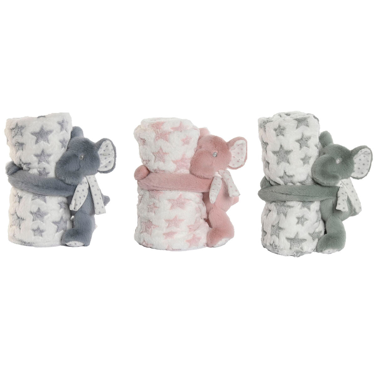 8424002133047 - Baby-Geschenk-Set Blau grün Rosa Polyester (3 Stück) 8424002133047 - Baby-Geschenk-Set Blau grün Rosa Polyester (3 Stück)