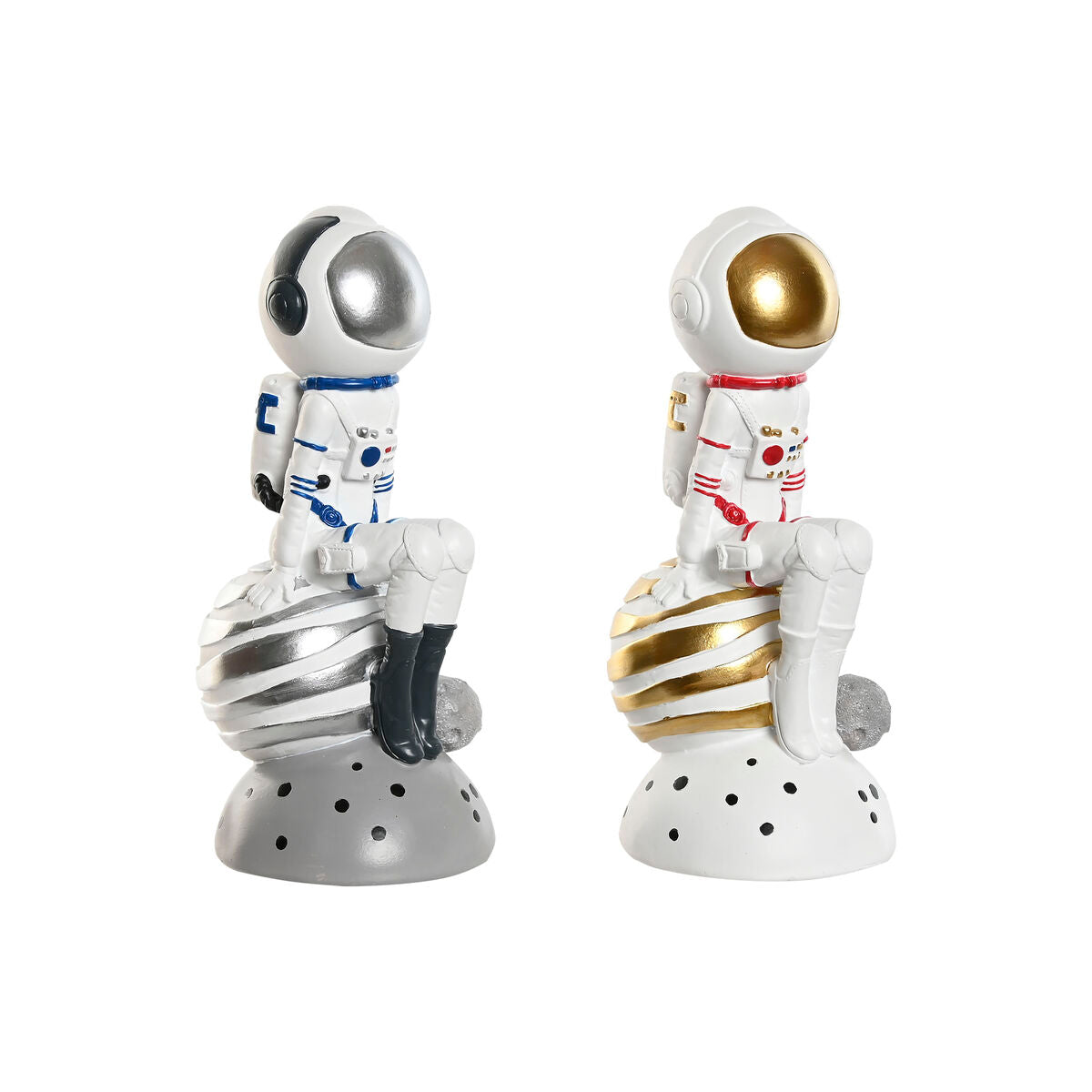 8424002142414 - Deko-Figur Blau Weiß Rot Silberfarben Damen Astronaut 11 x 7 x 24 cm (2 Stück) 8424002142414 - Deko-Figur Blau Weiß Rot Silberfarben Damen Astronaut 11 x 7 x 24 cm (2 Stück)