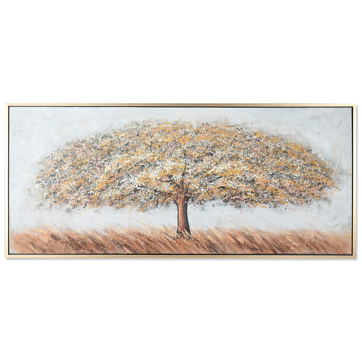 8424002147365 - Bild Weiß Gold Baum Traditionell 182 x 38 x 80 cm