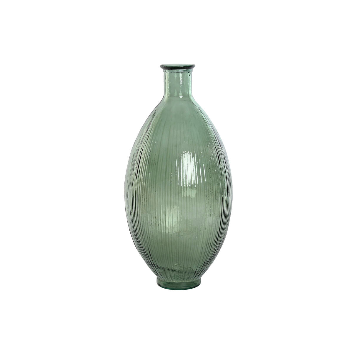 8424002149307 - Vase grün Recyceltes Glas 30 x 30 x 59 cm