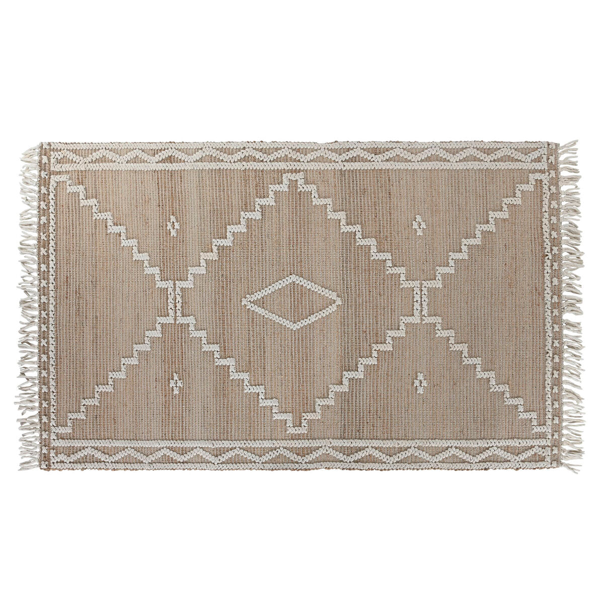 8424002154264 - Teppich Home Esprit White Natural Boho 160 x 230 x 1 cm