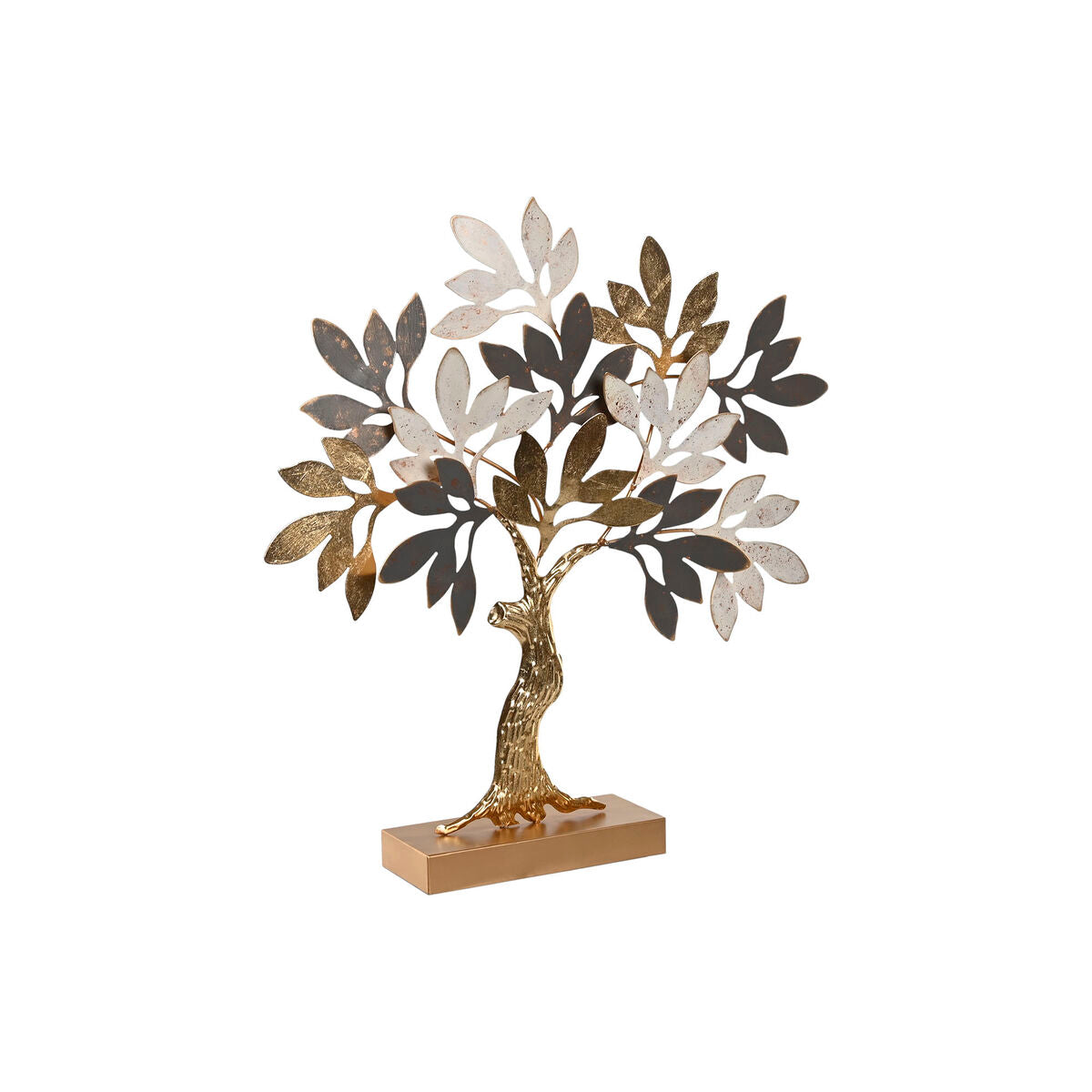 8424002155650 - Deko-Figur Grau Gold Baum Moderne 50 x 9 x 52 cm