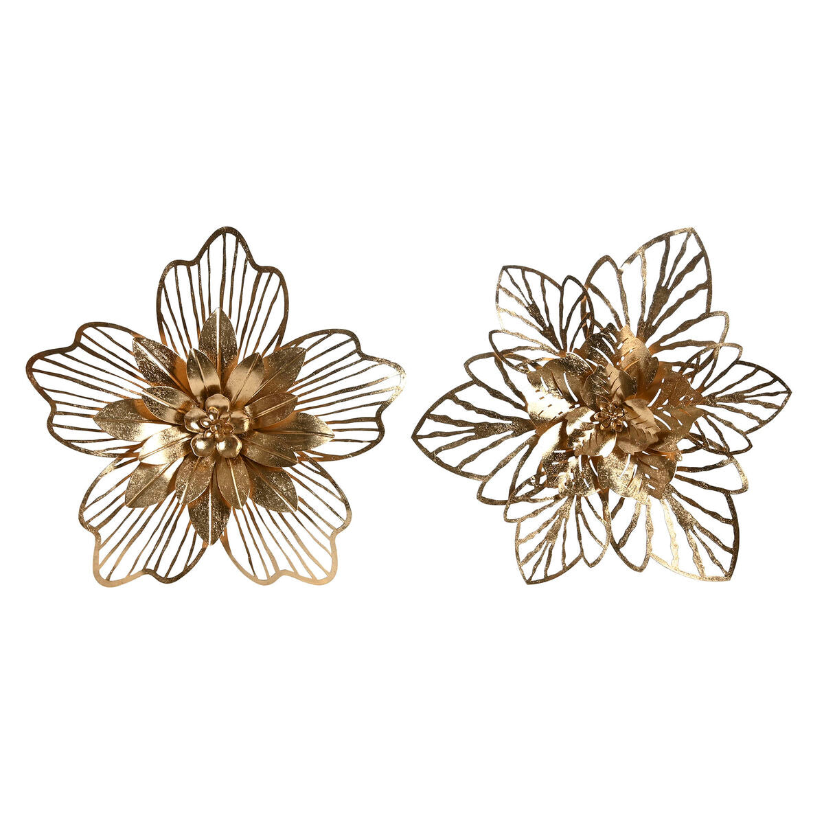8424002155704 - Wanddekoration Home Esprit Golden Modern Blume 51 x 6 x 51 cm (2 Einheiten) 8424002155704 - Wanddekoration Home Esprit Golden Modern Blume 51 x 6 x 51 cm (2 Einheiten)