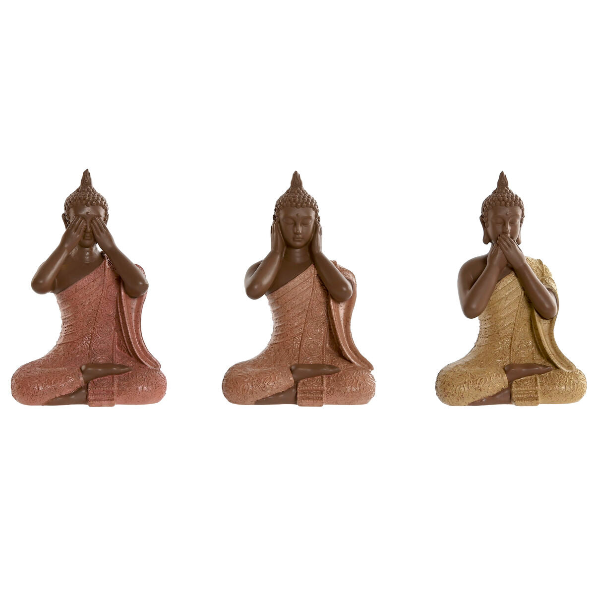 8424002158552 - Deko-Figur Orange Koralle Neongrün Harz Buddha Orientalisch 9 x 6 x 13 cm (3 Stück) 8424002158552 - Deko-Figur Orange Koralle Neongrün Harz Buddha Orientalisch 9 x 6 x 13 cm (3 Stück)