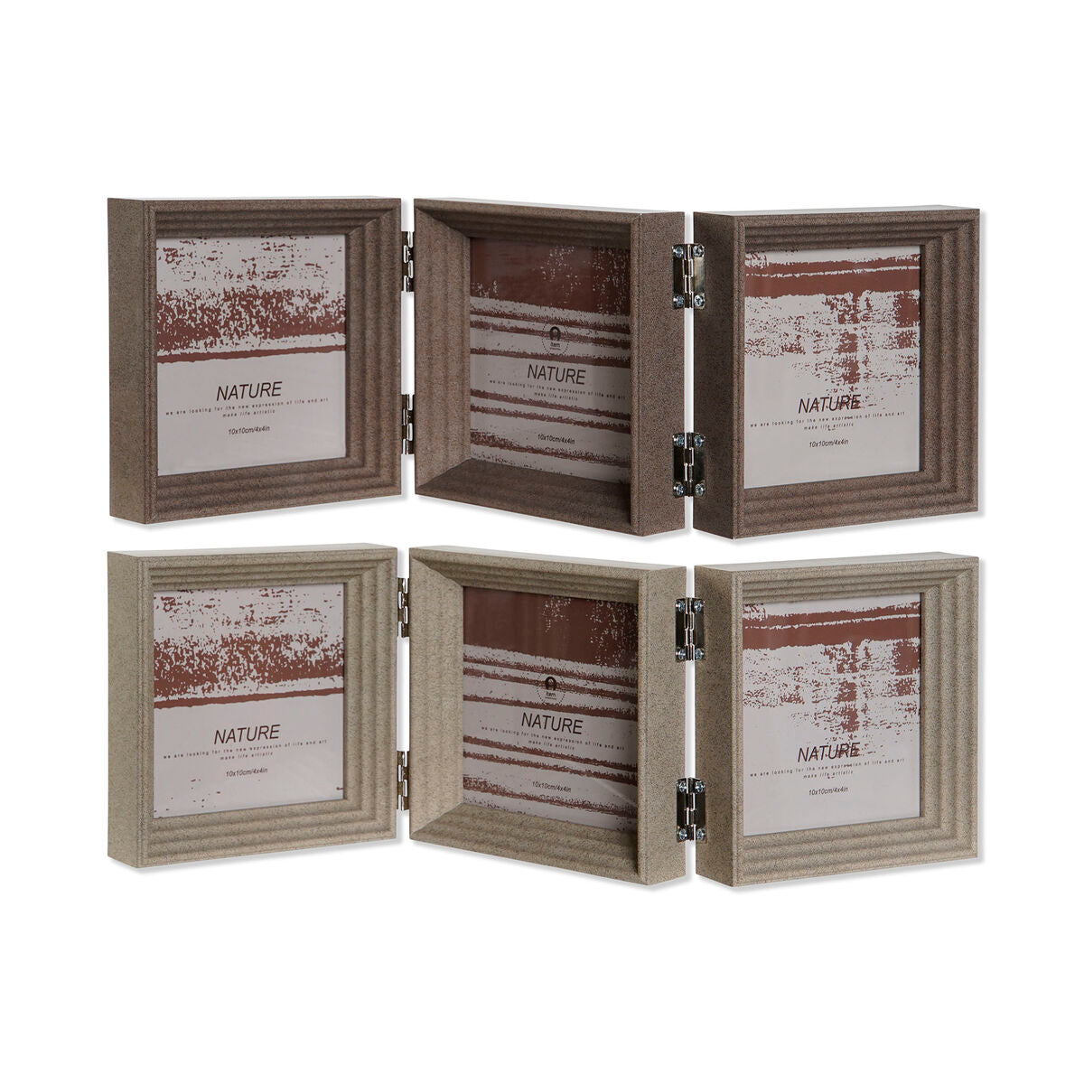 8424002162047 - Fotorahmen Braun Beige Kristall polystyrol 38 X 3 X 12 cm (2 Stück) 8424002162047 - Fotorahmen Braun Beige Kristall polystyrol 38 X 3 X 12 cm (2 Stück)