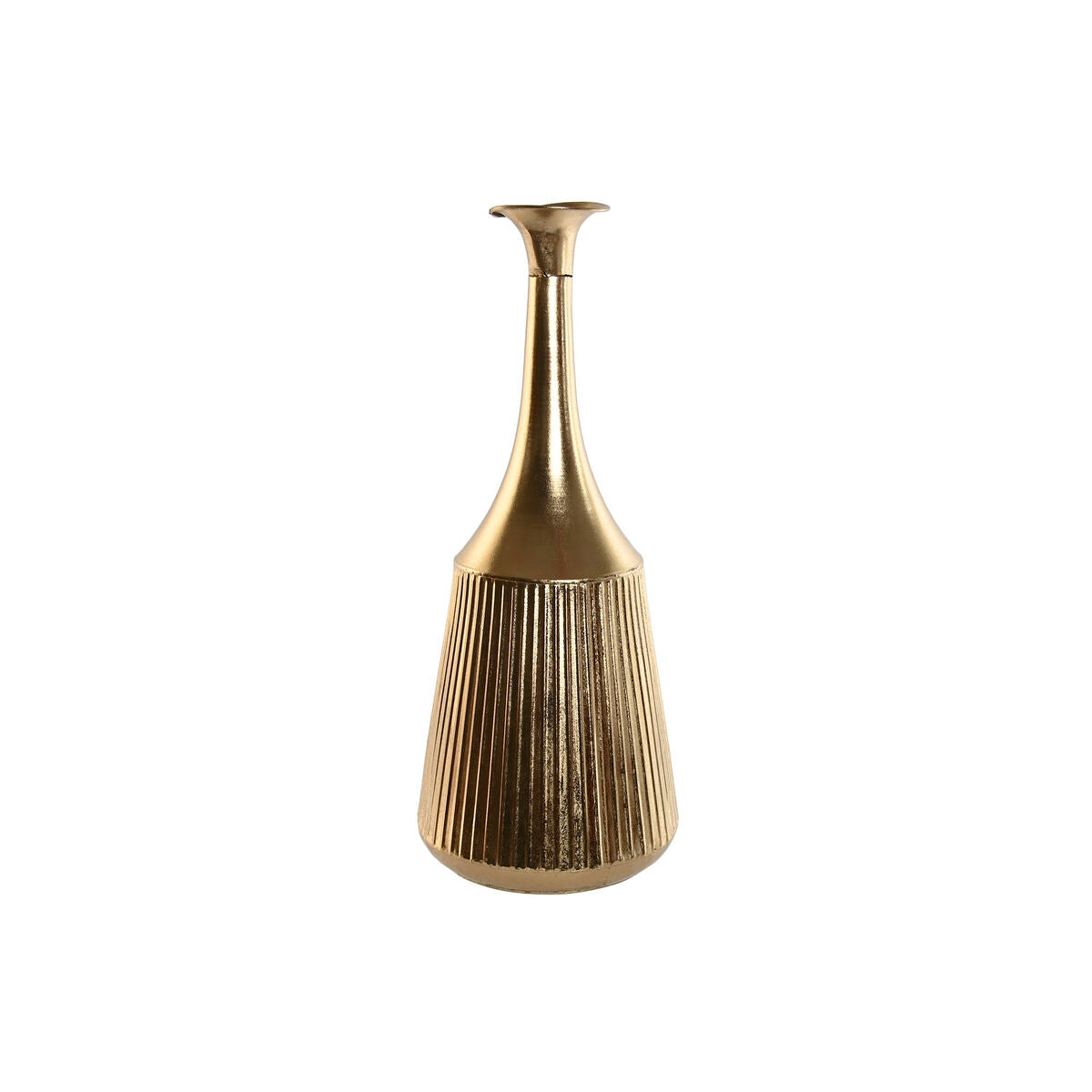 8424002174415 - Vase Home Esprit Golden Metal Modern 29 x 29 x 71 cm