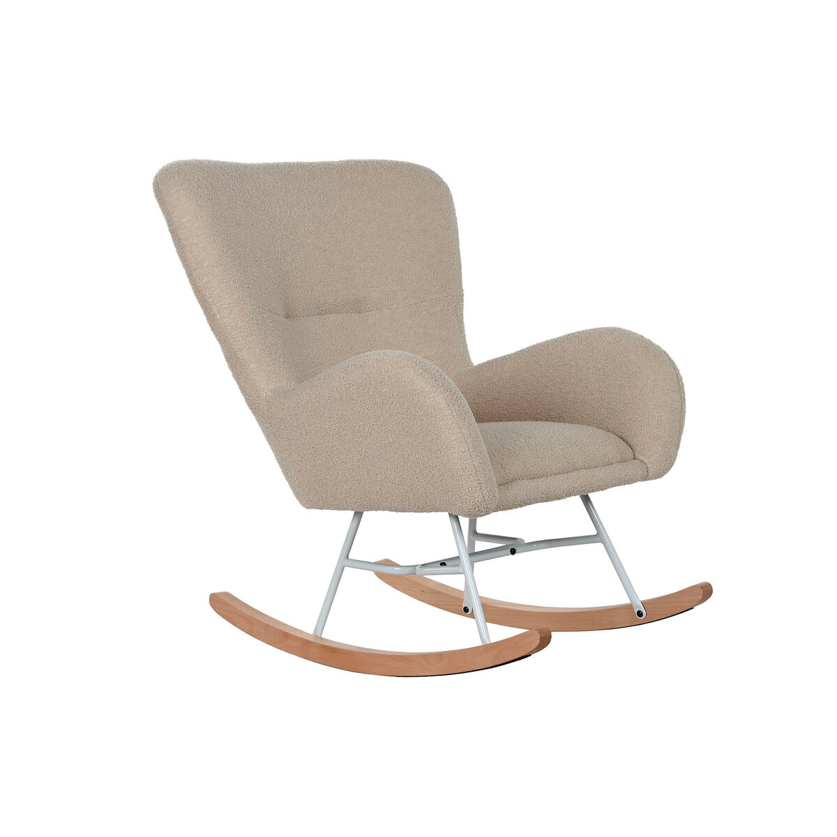 8424002177744 - Schaukelstuhl Haus Esprit White Polyester Metall 74 x 90 x 95 cm