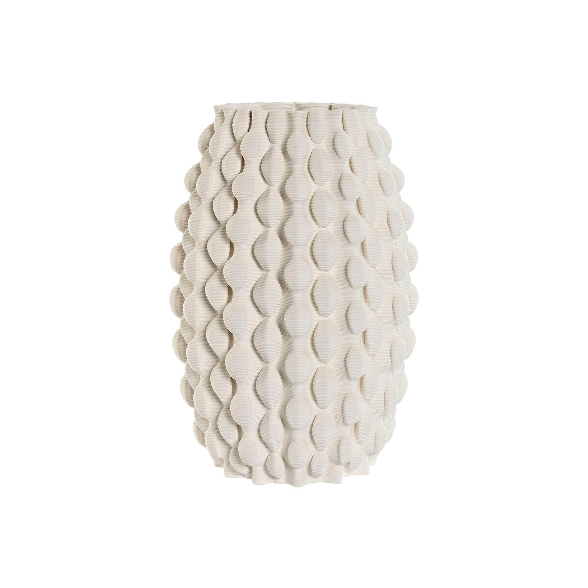 8424002178383 - Vase Home Esprit White Stoneware modern 17 x 175 x 28 cm