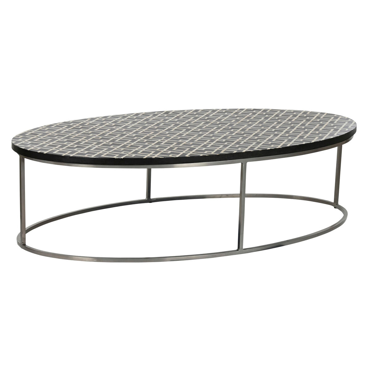 8424002179779 - Center Table Home Esprit schwarzer Elfenbein 150 x 80 x 40 cm