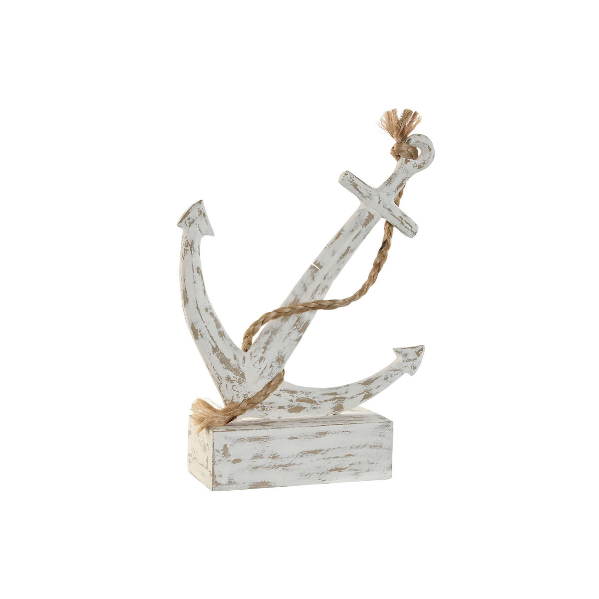 8424002181437 - Deko-Figur Weiß Anker Mediterraner Decapé 31 x 75 x 40 cm 8424002181437 - Deko-Figur Weiß Anker Mediterraner Decapé 31 x 75 x 40 cm