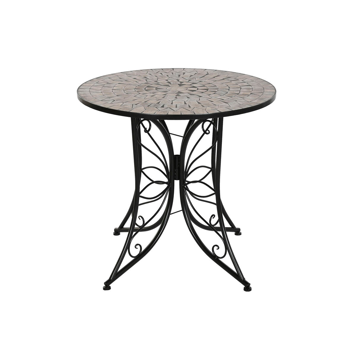 8424002182786 - Beistelltisch Schwarz Bunt 80 x 80 x 76 cm