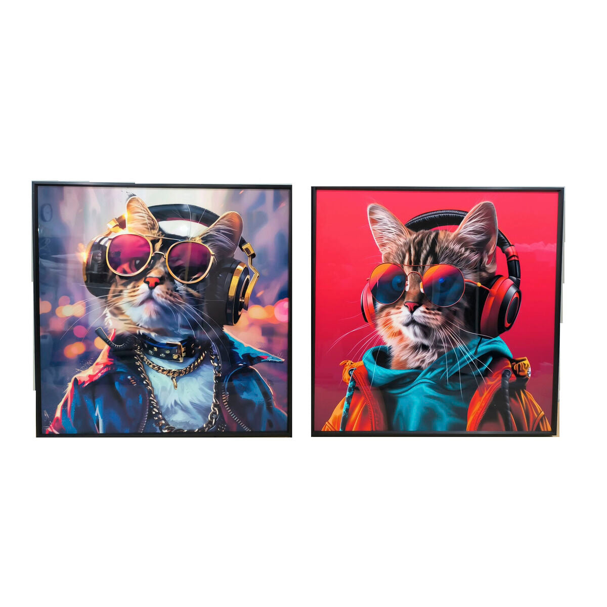 8424002184704 - Bild Moderne Katze 50 x 35 x 50 cm (2 Stück)