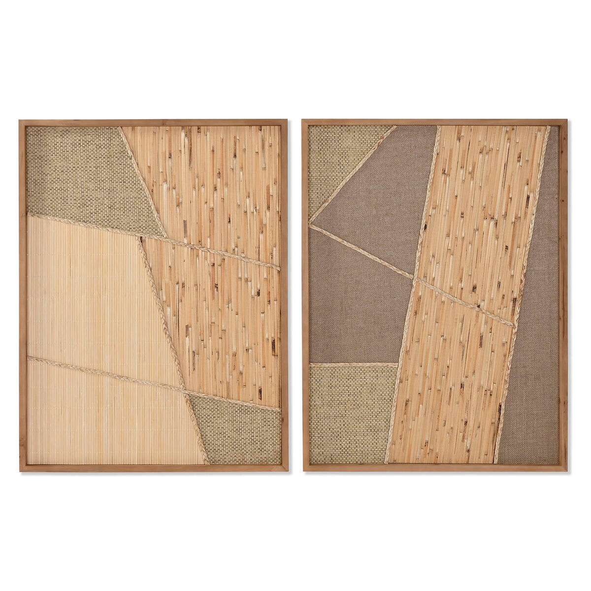 8424002187767 - Bild natürlich Skandinavisch 60 x 3 x 80 cm (2 Stück)