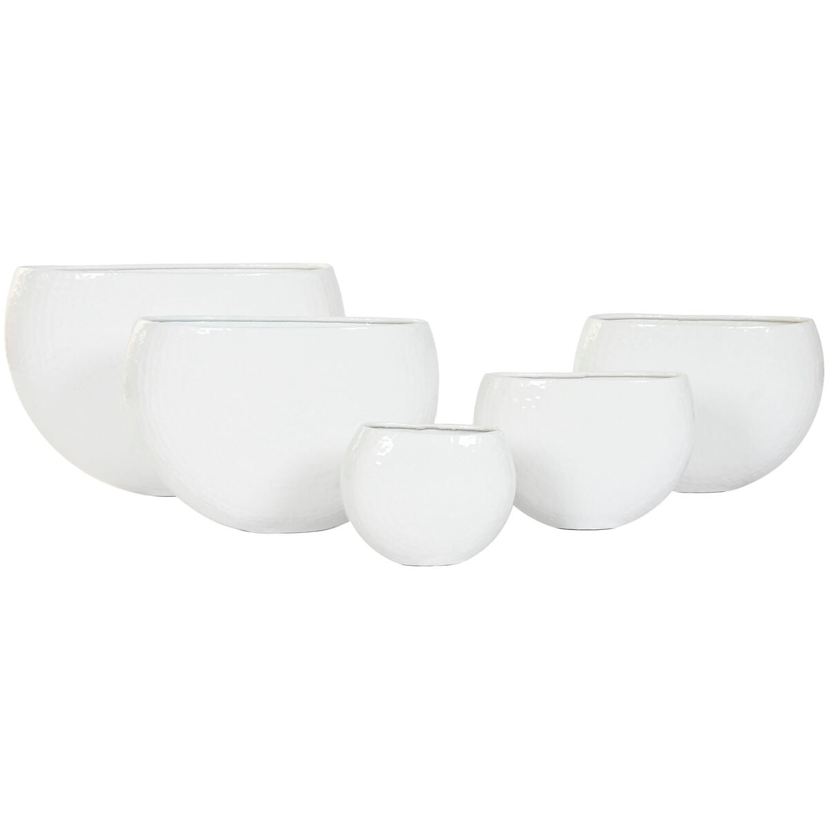 8424002188900 - Blumentopf Weiß Aluminium 54 x 24 x 36 cm 54 x 25 x 36 cm (5 Stück)