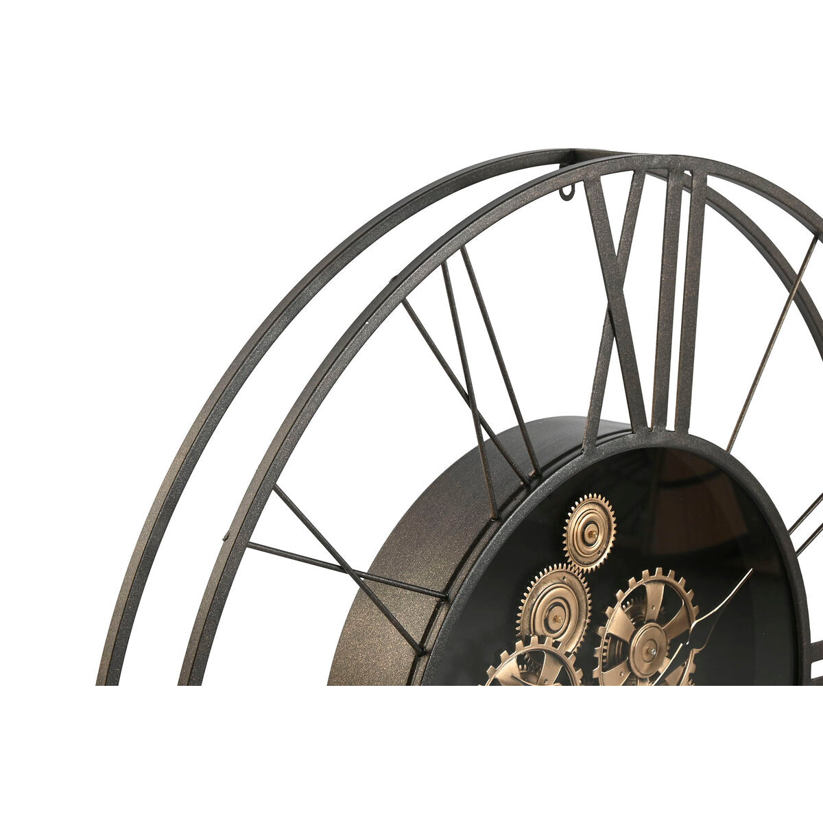 8424002189990 - Wall Clock Dark brown Metal 80 x 8 x 80 cm 8424002189990 - Wall Clock Dark brown Metal 80 x 8 x 80 cm