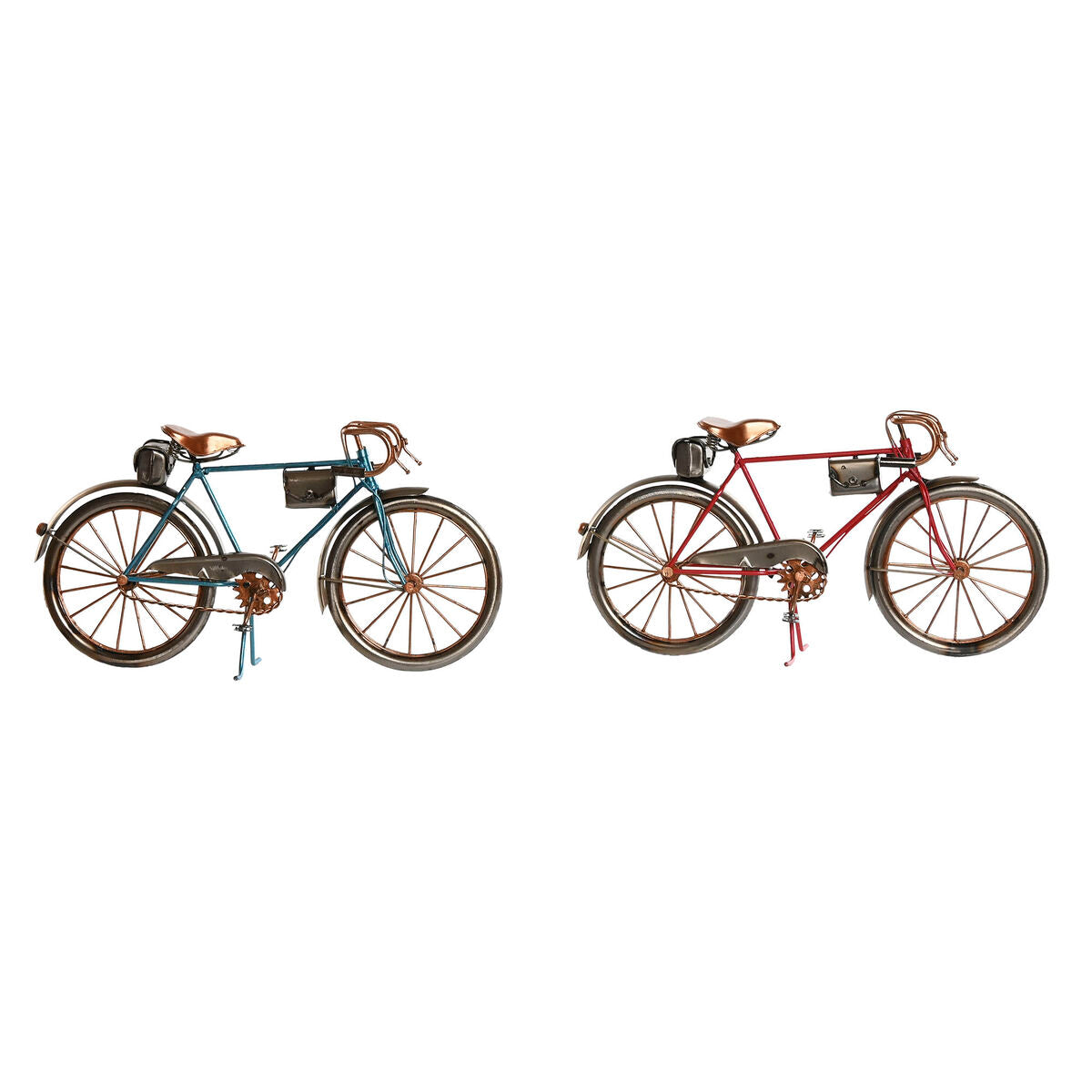 8424002193737 - Deko-Figur Blau Rot Bronze Vintage 28 x 6 x 15 cm (2 Stück)