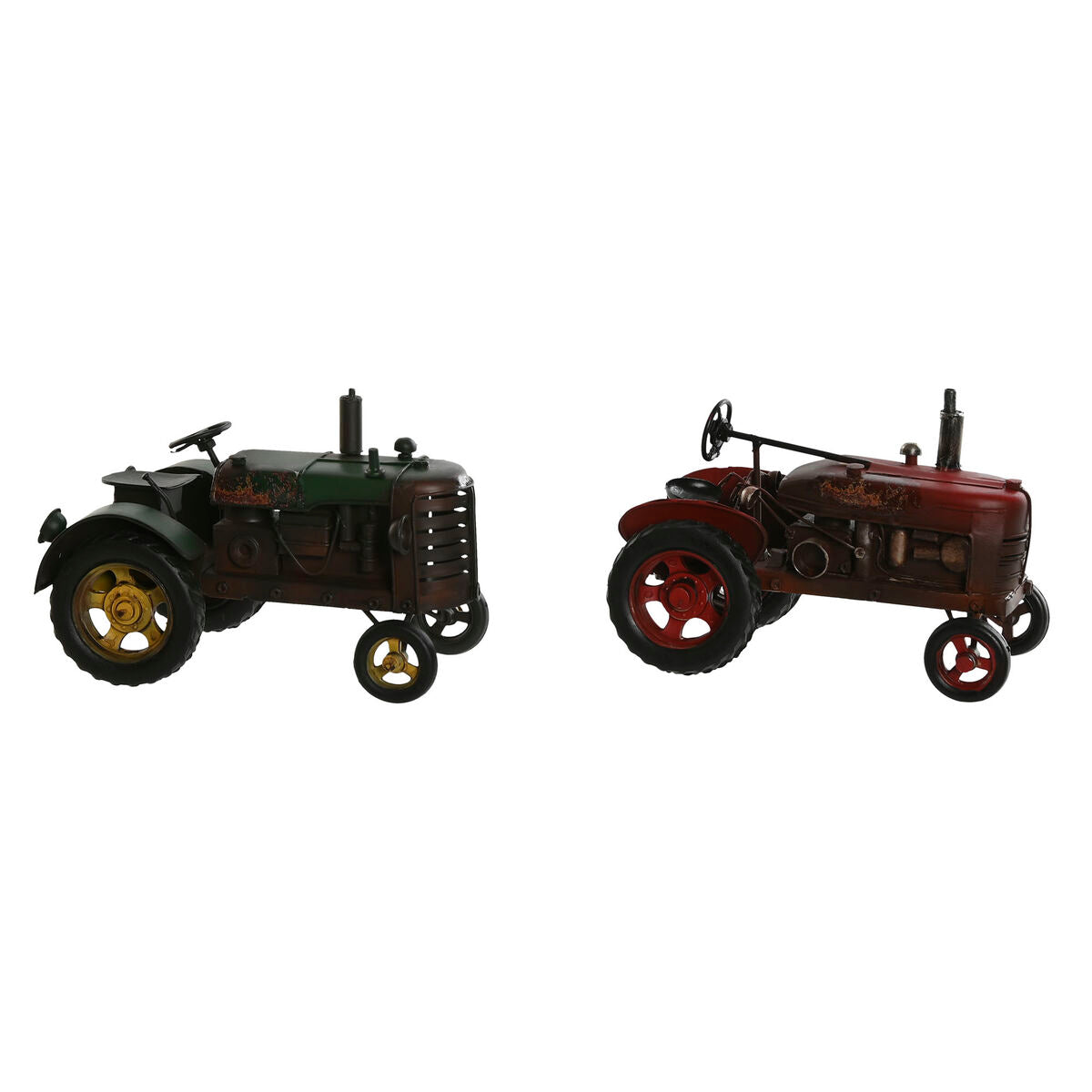 8424002193829 - Deko-Figur Rot grün Vintage 17 x 10 x 11 cm (2 Stück)