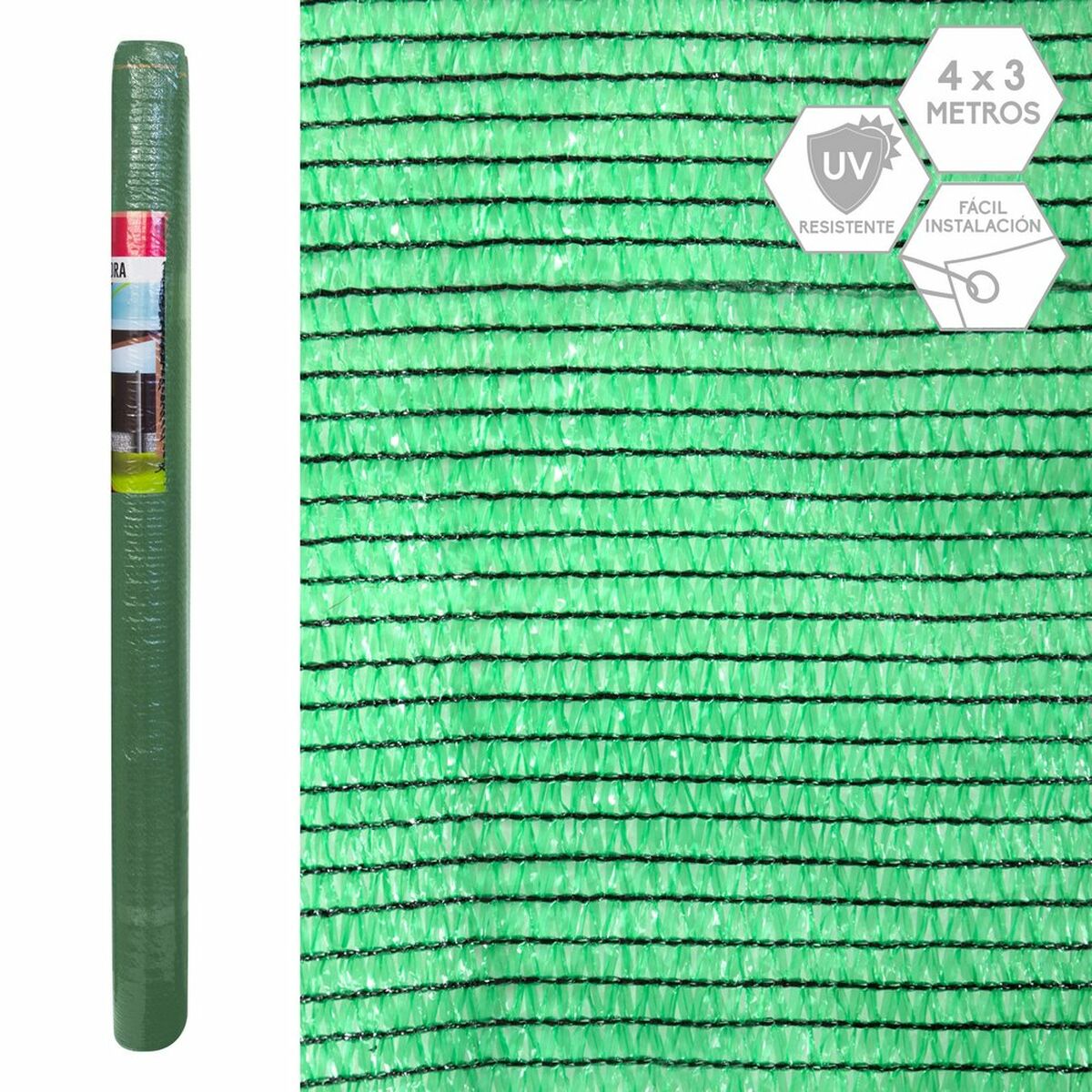 8424345822486 - Abdecknetz Mallas grün 1 x 400 x 300 cm 90 %
