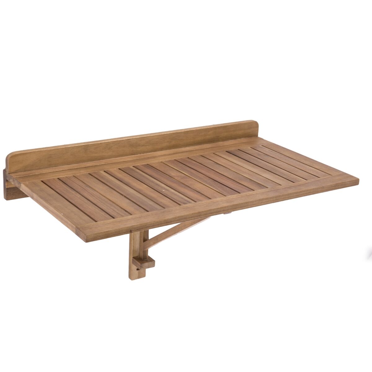 8424345828013 - Klappbarer Tisch für Balkon Braun Akazienholz 80 x 47 x 45 cm