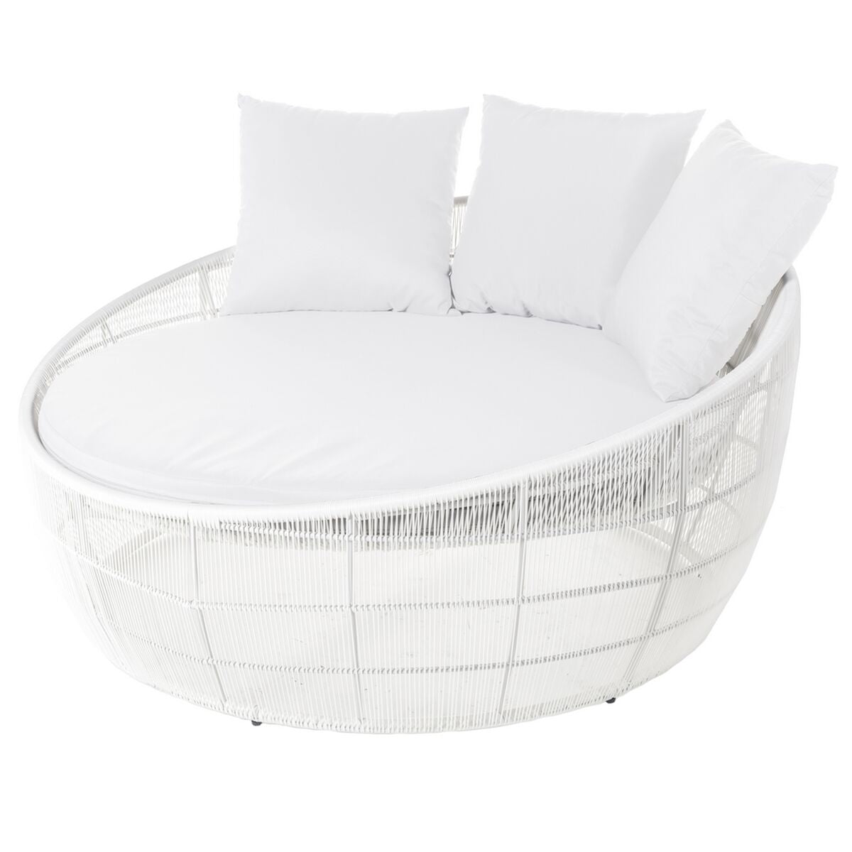 8424345831648 - Sun-lounger Dido 160 x 160 x 76 cm Circular White