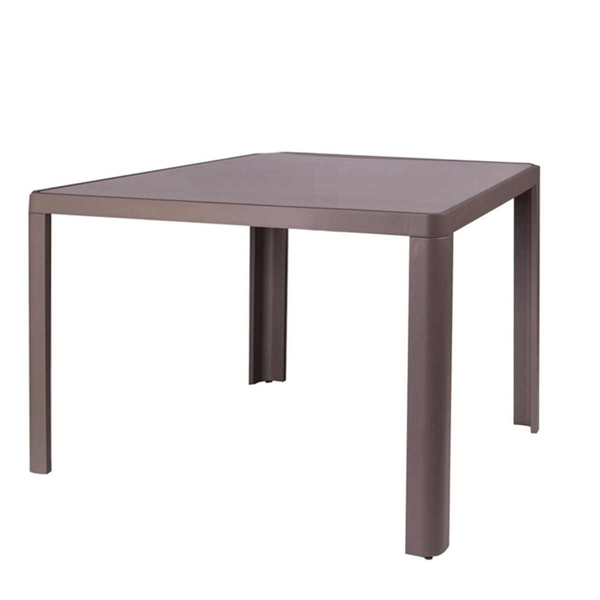 8424346273836 - Esstisch Stella 90 x 90 x 75 cm grauer Aluminium 8424346273836 - Esstisch Stella 90 x 90 x 75 cm grauer Aluminium