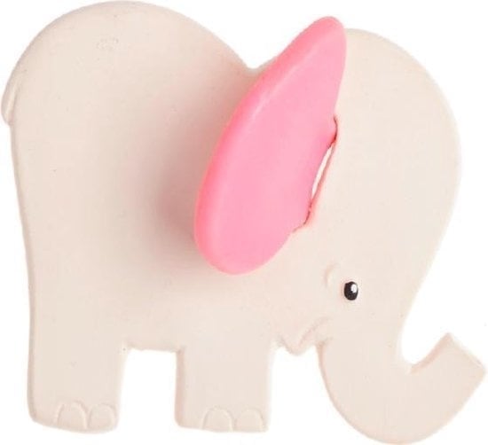 8424678112377 - Lanco Gummi Beißspielzeug Elefant mit rosa Ohren