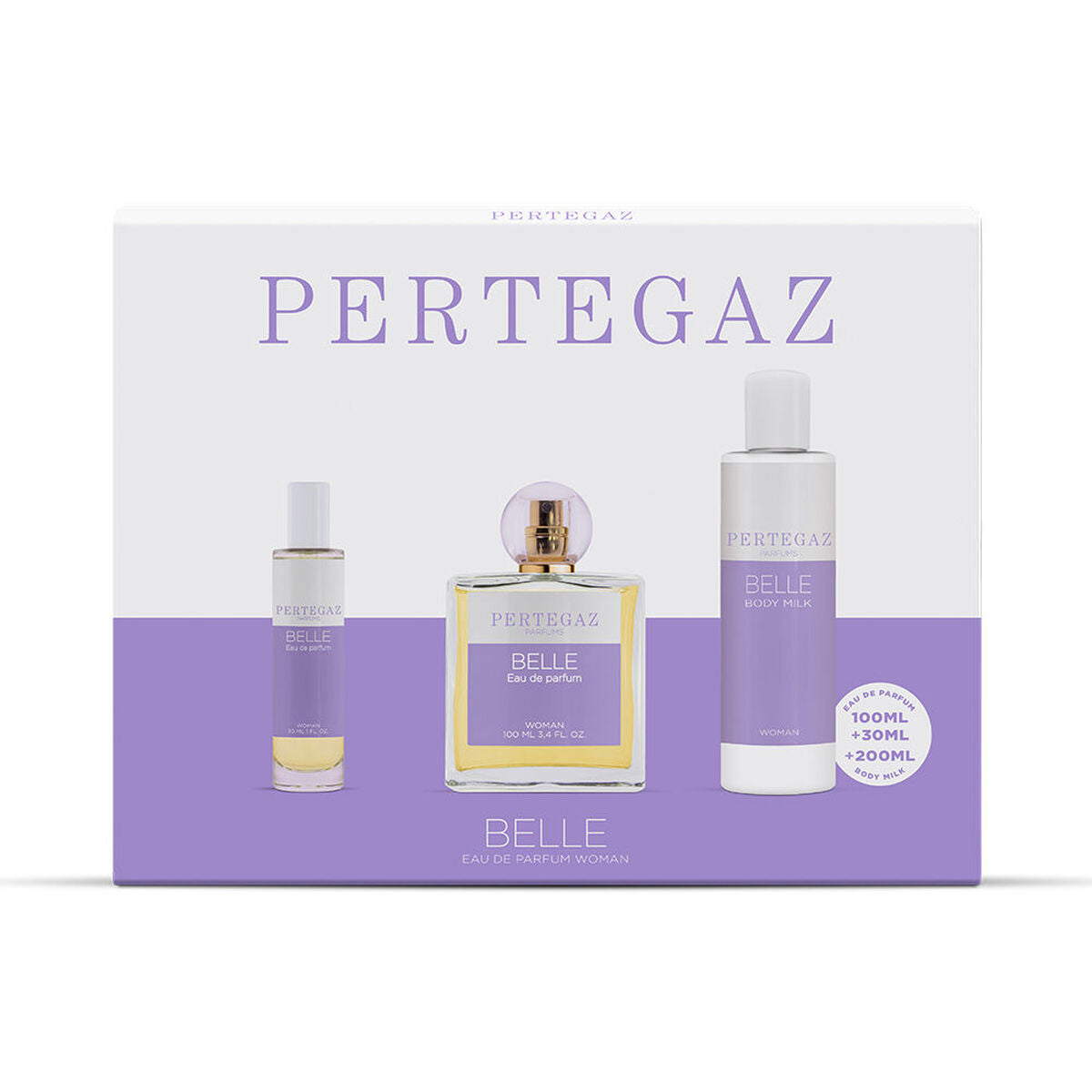 8424730033039 - Set mit Damenparfüm Belle EDP 3 Stücke 8424730033039 - Set mit Damenparfüm Belle EDP 3 Stücke