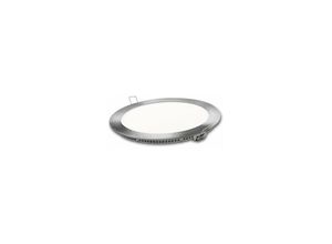 8425160209544 - Matel - Rundes warmes LED-Downlight mit 18 w in mattem Silber