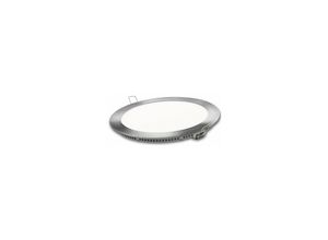 8425160259945 - Matel - Rundes neutrales LED-Downlight mit 9 w in Mattsilber