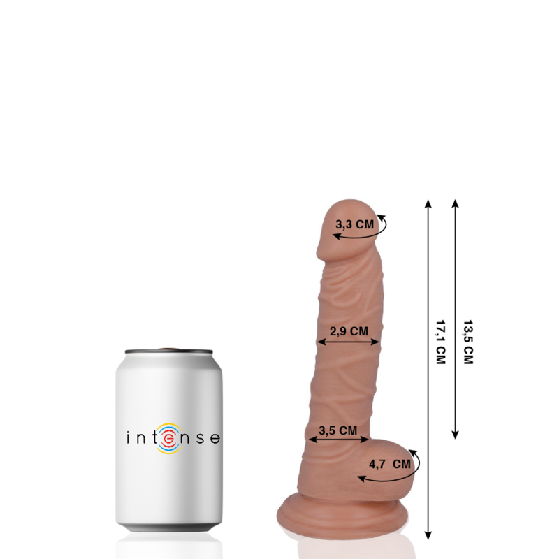 8425402156070 - MR INTENSE - 7 REALISTISCHER PENIS 171 CM -O- 29 CM