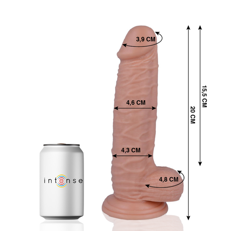 8425402156209 - MR INTENSE - 20 REALISTIC PENIS 20 CM -O- 46 CM