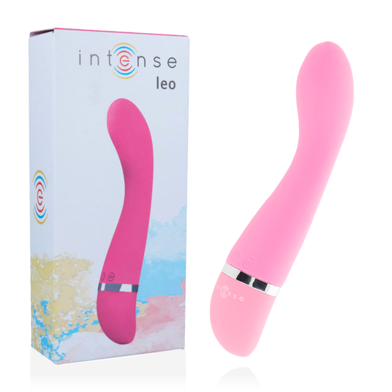 8425402156537 - INTENSE - LEO VIBRATOR ROSA SILIKON LUXE