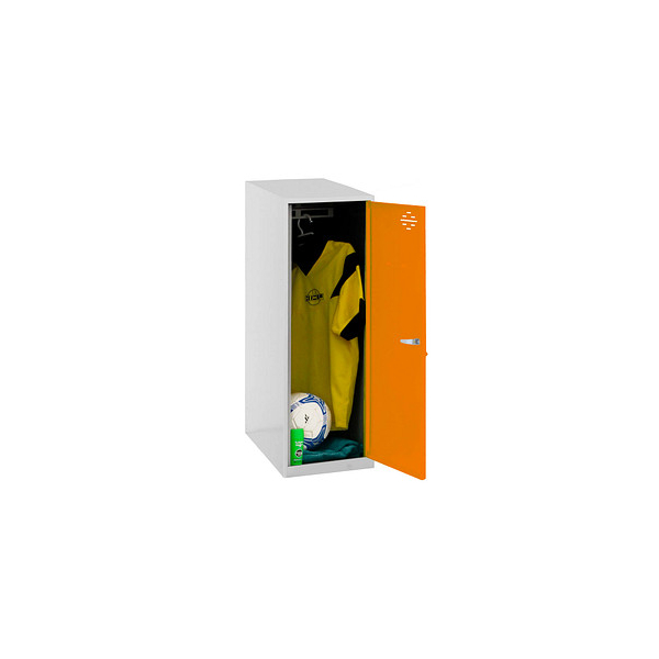 8425437065132 - Spind SIMONLOCKER DISM SINGLE grau orange 8425437065132 1 Schließfach 300 x 500 x 915 cm 8425437065132 Simonrack