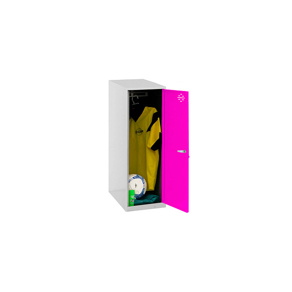 8425437065156 - Spind SIMONLOCKER DISM SINGLE grau pink 8425437065156 1 Schließfach 300 x 500 x 915 cm 8425437065156 Simonrack