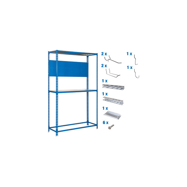 8425437072277 - Werkbank-Set SIMONRACING blau 1000 x 400 x 2000 cm 8425437072277 Simonrack