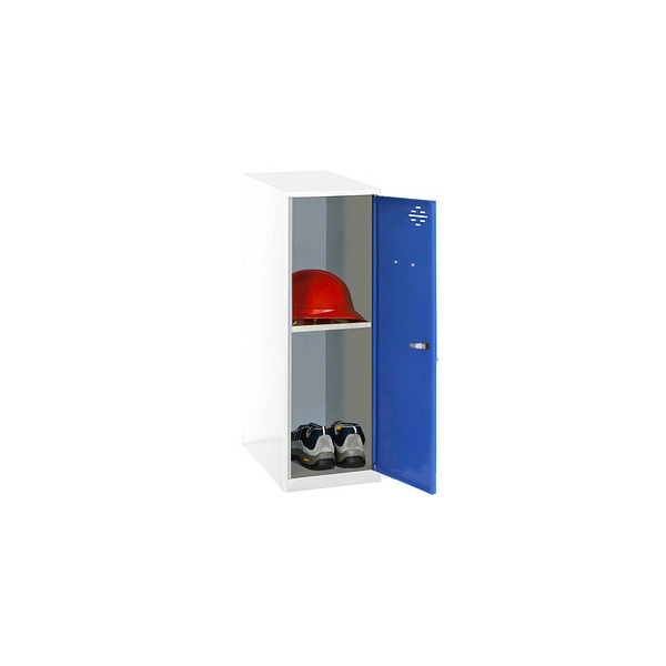 8425437116803 - Spind SIMONLOCKER DISM weiß blau 8425437116803 1 Schließfach 300 x 500 x 915 cm 8425437116803 Simonrack