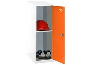 8425437116834 - Spind SIMONLOCKER DISM weiß orange 8425437116834 1 Schließfach 300 x 500 x 915 cm 8425437116834 Simonrack